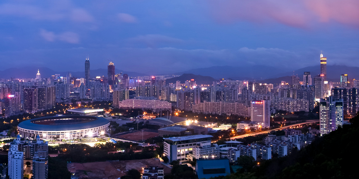 Bilde over Shenzhen hvor det utsatte VM avholdes i august Foto:wallpaperflare.com