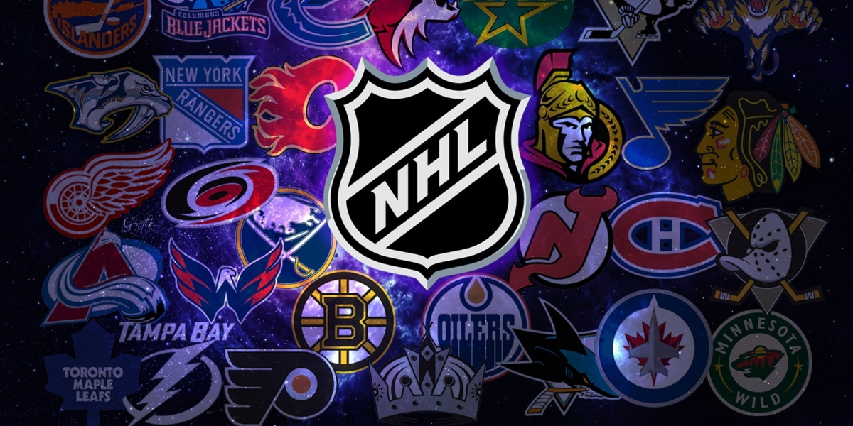 NHLs mange lag. Photo: wallpaperflare.com