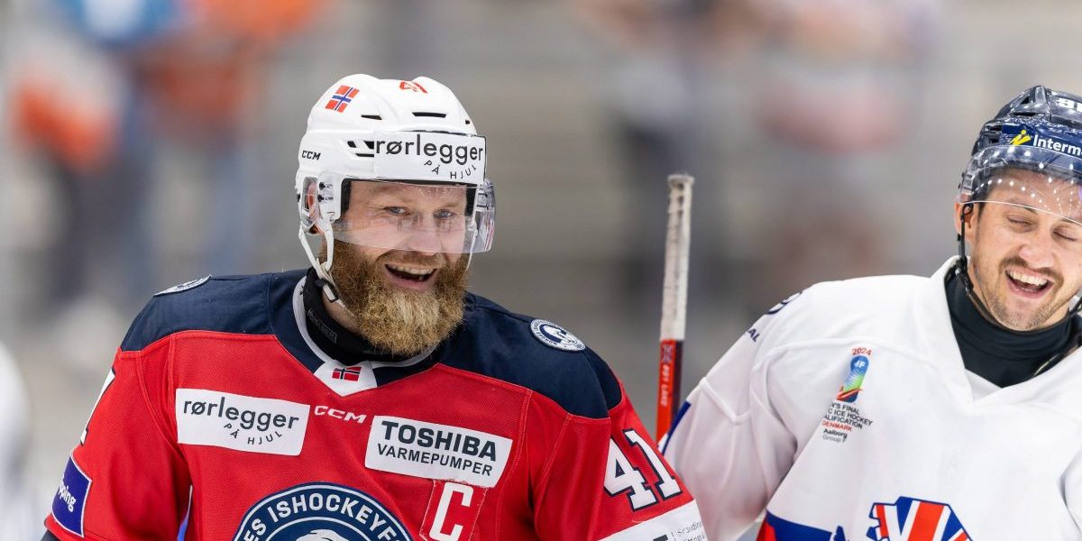 Patrick Thoresen, her fra OL-kvalifiseringskampen mot Storbritannia august 2024. Nå er han ansatt som Sportssjef i NIHF Foto: BILDBYRÅN
